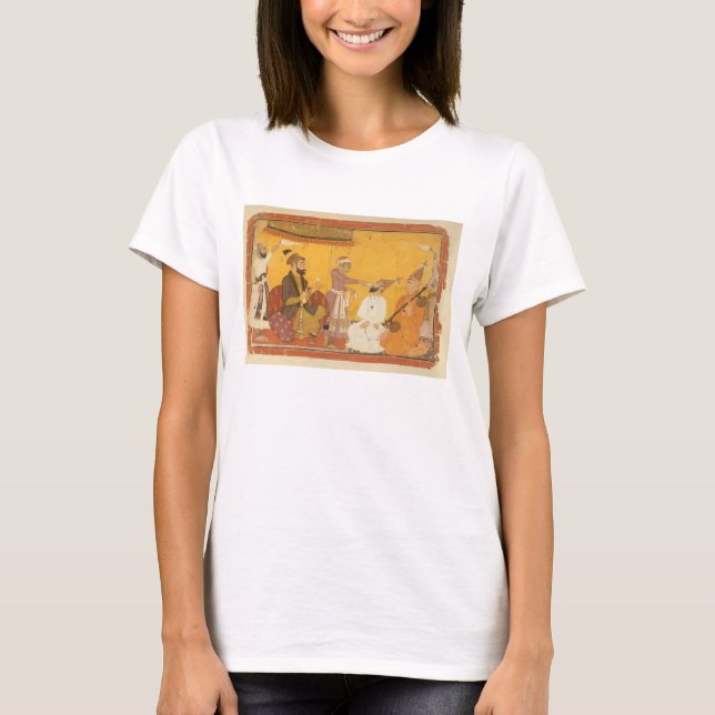 T-shirt ]7.110/359 Gosain Narayan takes poison in the pres (Devant)