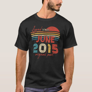 T-shirt 7 Anniversaire Légende depuis juin 2015 Partie ori