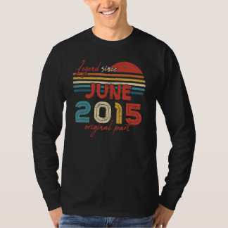 T-shirt 7 Anniversaire Légende depuis juin 2015 Partie ori