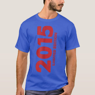 T-shirt 7 Anniversaire Vintage Né En 2015 Limité 