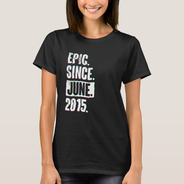 T-shirt 7 Ans 7ème anniversaire Epic depuis Juin 2015 (Devant)