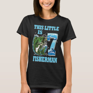 T-shirt 7 Ans Ce Petit Pêcheur Est 7 Bir De Pêche