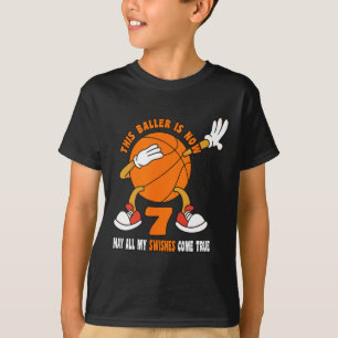 T-shirt 7 ans Joyeux 7e anniversaire Basketball 7e anniver