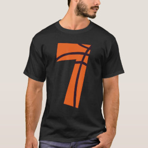 T-shirt 7 ans Vieux Garçon Basketball 7e Anniversaire Enfa