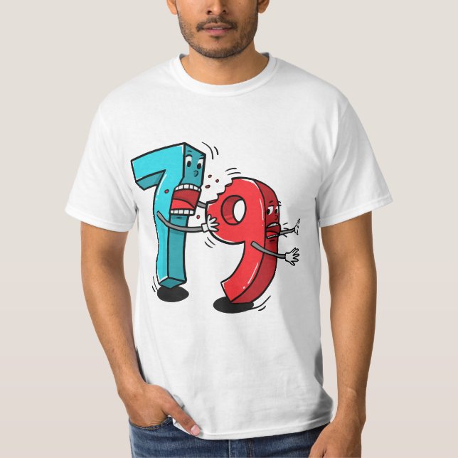 T-shirt 7 ate (8) 9 Funny Math (Devant)
