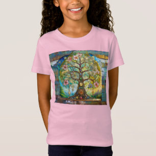 T-Shirt 7 Chakra Fleurissant Arbre De Vie
