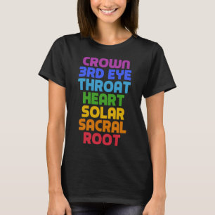 T-shirt 7 Chakras Dire Citation De Yoga Cool