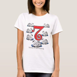 T-shirt 7 cygnes nageant