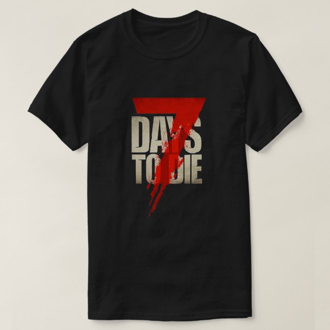 T-shirt 7 days to die Classic (Design devant)