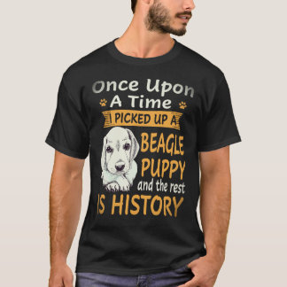 T-shirt 7 Il était une fois - Chiot Beagle Beagle