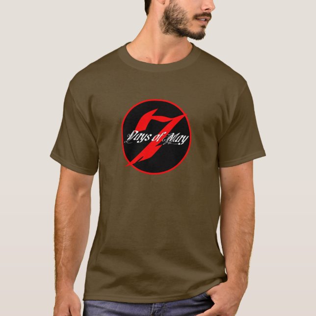 T-shirt 7 jours de peuvent le logo rond T (Devant)