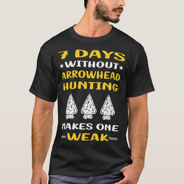 T-shirt 7 Jours Sans Arrowhead Chasse Arrowhead (Devant)