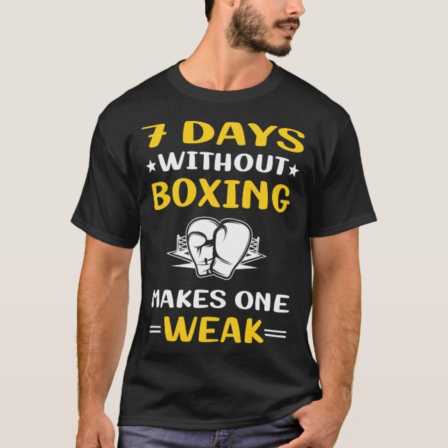 T-shirt 7 Jours Sans Boxe (Devant)