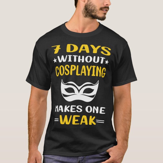 T-shirt 7 Jours Sans Cosplay Cosplay (Devant)