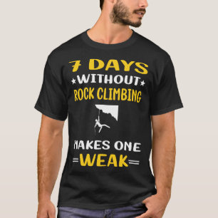 T-shirt 7 Jours Sans Escalade Rock Grimper