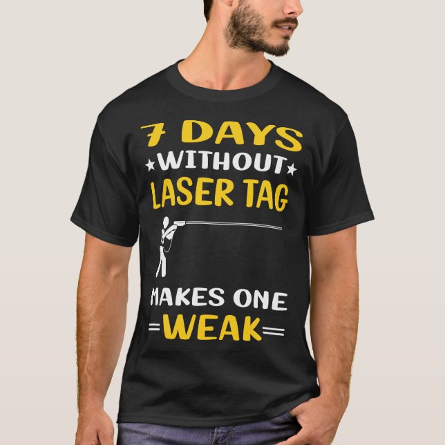T-shirt 7 Jours sans étiquette laser (Devant)