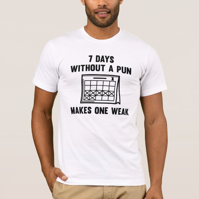 T-shirt 7 Jours Sans Jeu (Devant)