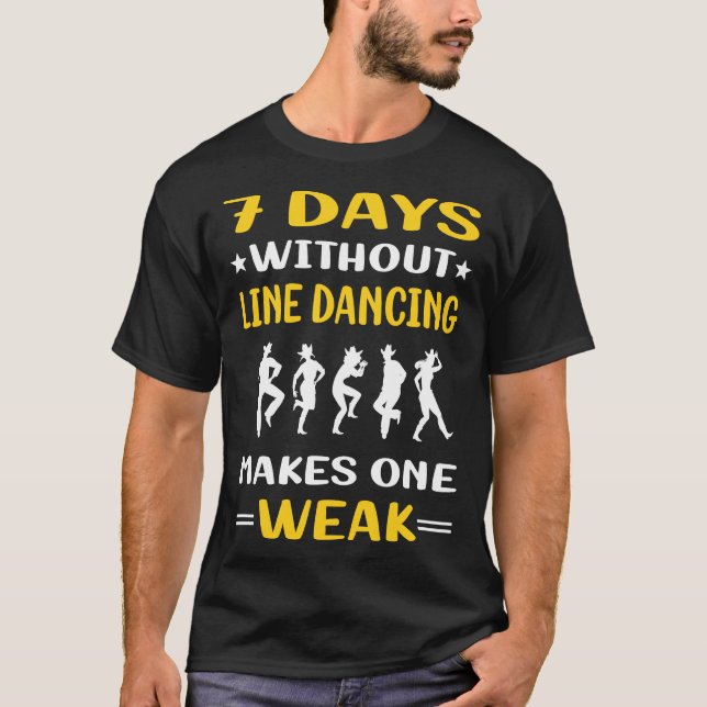 T-shirt 7 Jours Sans Ligne Danse Danse Danse (Devant)