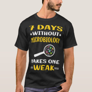 T-shirt 7 Jours Sans Microbiologie Microbiologiste