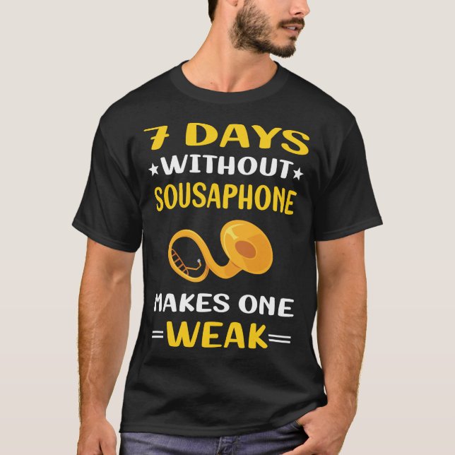 T-shirt 7 Jours Sans Sousaphone (Devant)