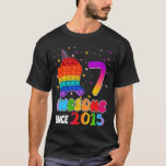 T-shirt 7 Magnifique depuis 2015 Pop it Birthday Kids<br><div class="desc">7 Magnifique depuis 2015 Pop it Birthday Kids.</div>