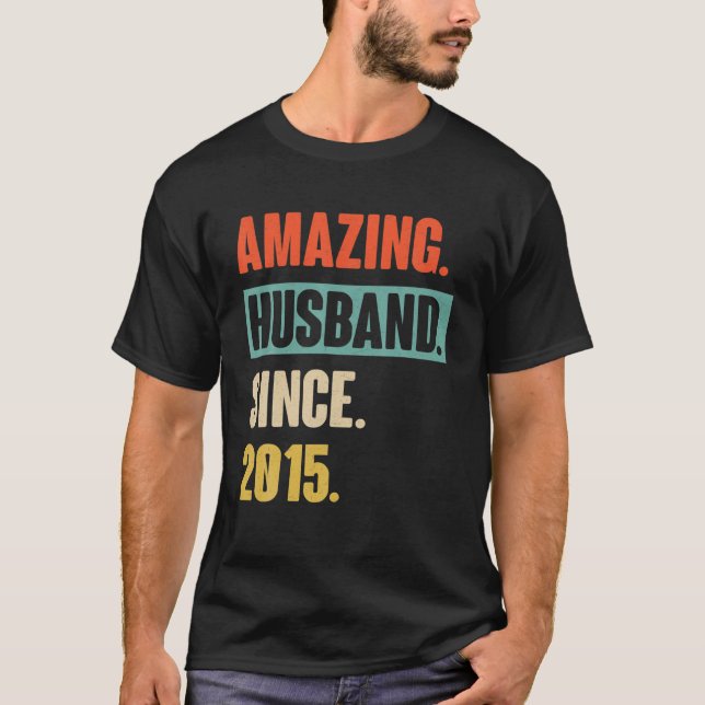 T-shirt 7 Mariage Aniversaire Le Cadeau - Mari Extraordina (Devant)