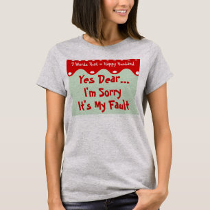 T-shirt 7 Mots pour un Long et Heureux Mariage  Mari Heure