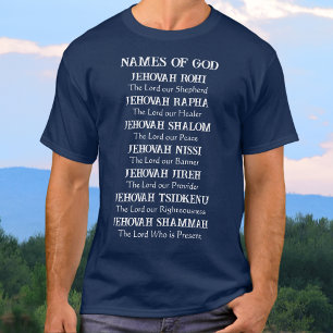T-shirt 7 Noms rédemptifs de l'Éternel, Chrétien coutumier