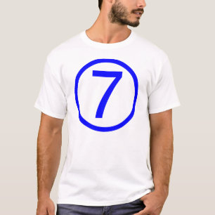 T-shirt 7, numéro sept