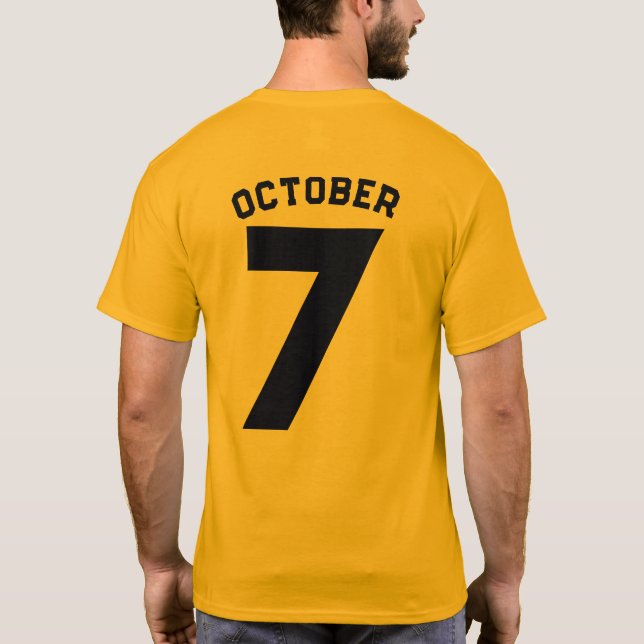 T-shirt 7 octobre (Dos)