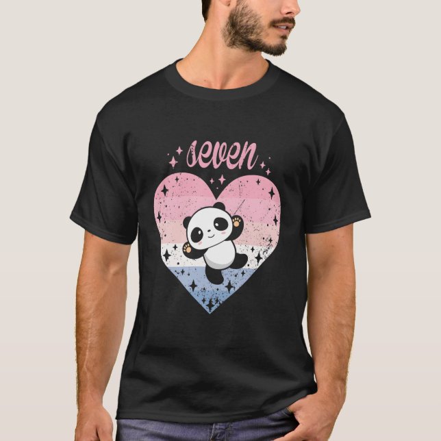 T-shirt 7 Panda 7E B Jour (Devant)