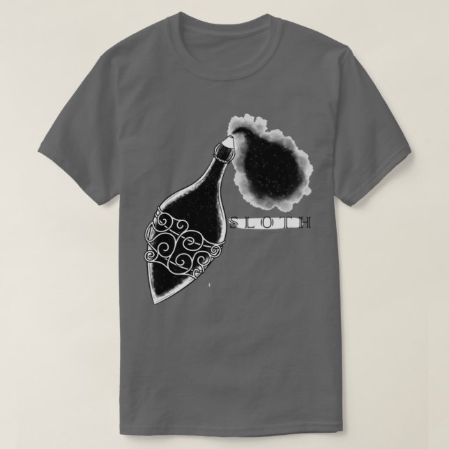 T-shirt 7 Potions de péchés mortels (Design devant)