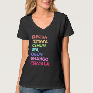 T-shirt 7 Sept Pouvoirs Africains Orisha Santeria Cuba Rel