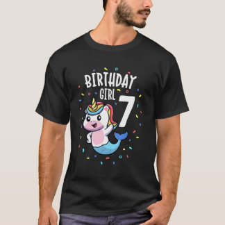 T-shirt 7 Unicorn Mermaid 7Th Py Mermicorn