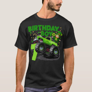 T-shirt 7e année Anniversaire Garçon Monster Camion St Pat