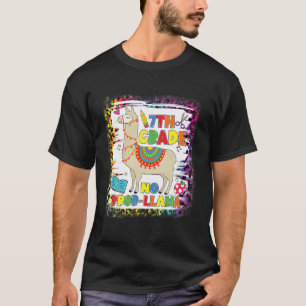T-shirt 7E Année No Prob-Llama Enseignant Premier Jour