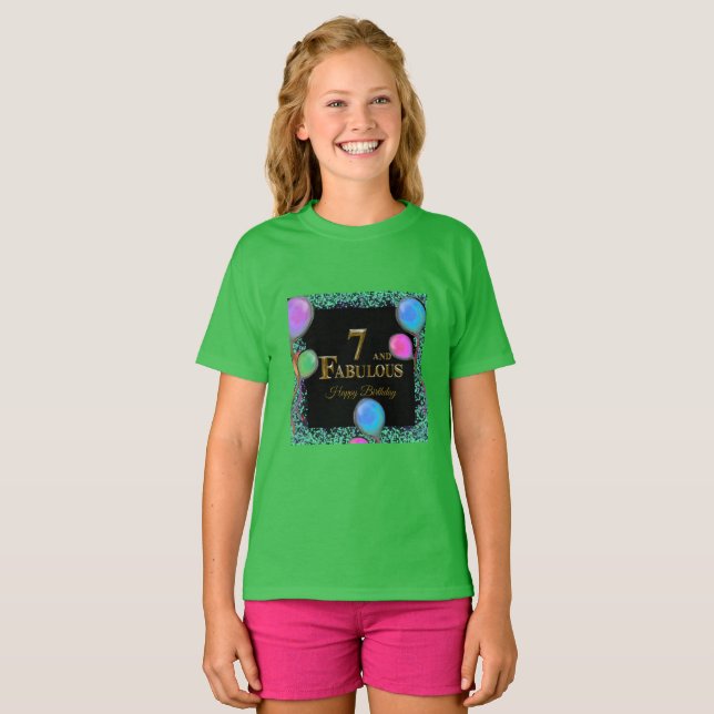 T-shirt 7e anniversaire  (Devant entier)