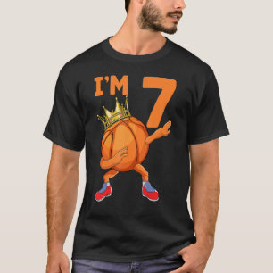 T-shirt 7e anniversaire 7 ans basket-ball