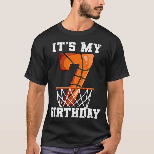T-shirt 7E Anniversaire Basket (Devant)