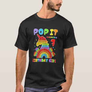T-shirt 7e anniversaire fille Pop It Fidget jouet 7 ans Bi