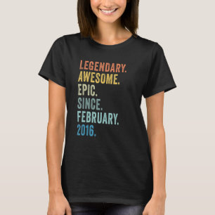 T-shirt 7e anniversaire garçon légendaire épopée stupéfian