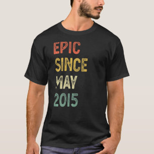 T-shirt 7e anniversaire garçons filles 7 ans épopée depuis