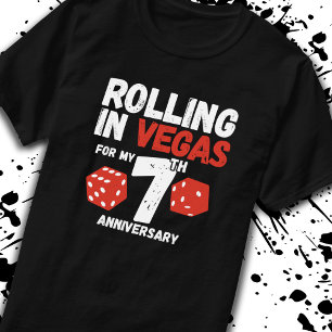 T-shirt 7e Anniversary Married 7 Years Vegas Anniversary