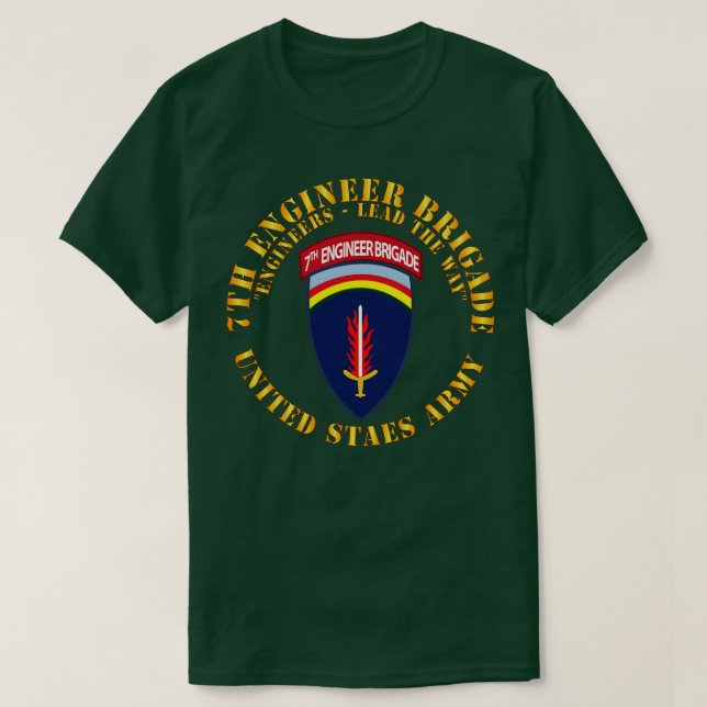 T-shirt 7e Bde w Ingénieur Onglet X (Design devant)