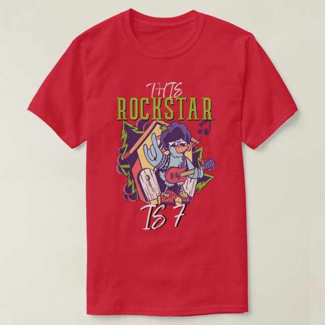 T-shirt 7e Birthday  (Design devant)