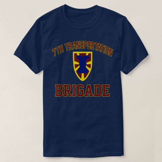 T-shirt 7e brigade des transports Vétérinaire de la Fête d (Design devant)