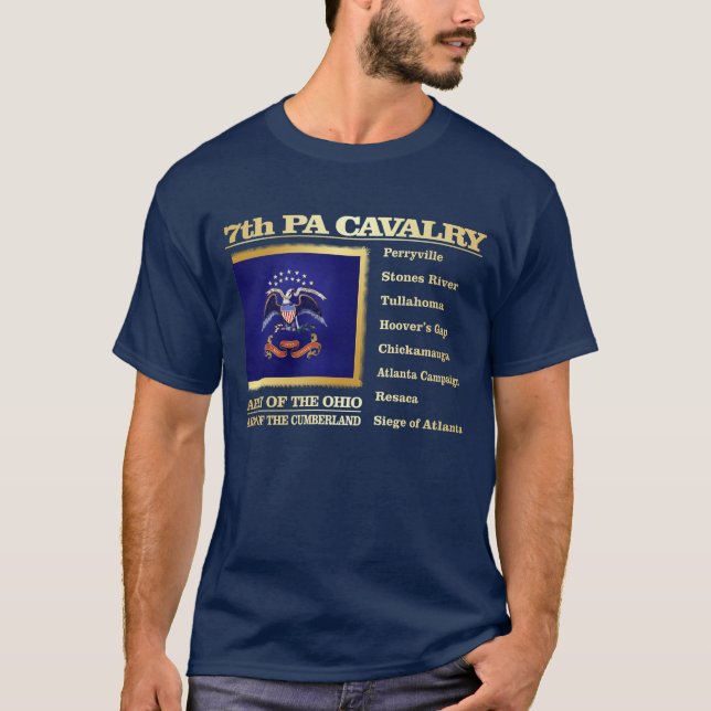 T-shirt 7e cavalerie PA (BH) (Devant)