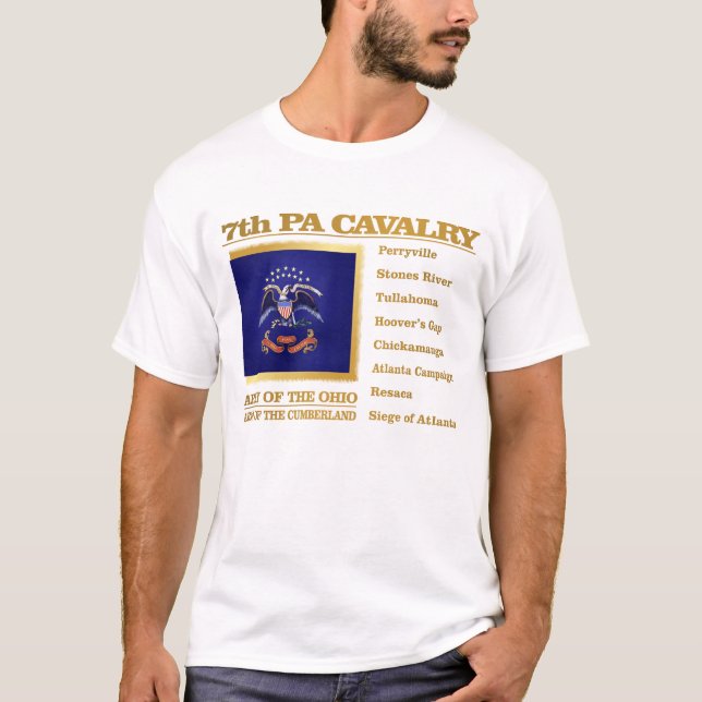 T-shirt 7e cavalerie PA (BH) (Devant)