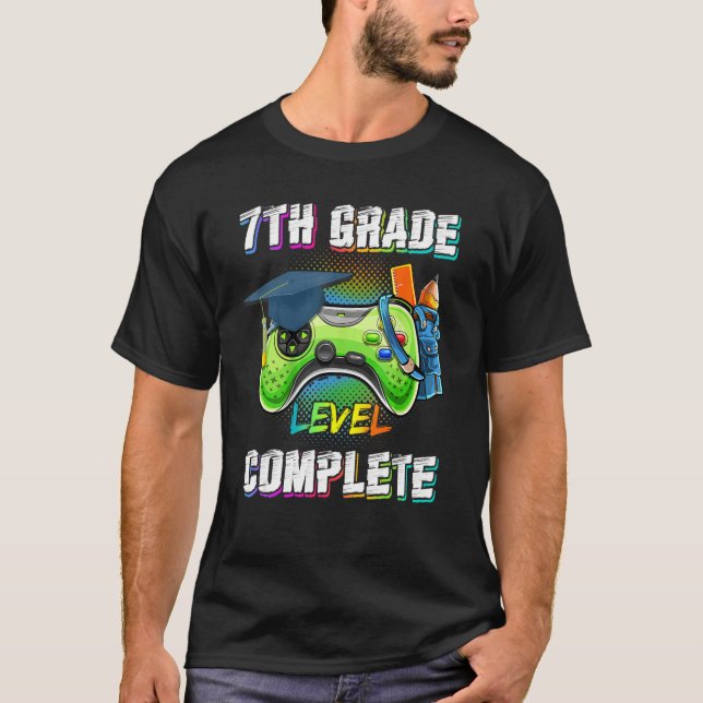 T-shirt 7e Classe Complète De 2022 Graduation (Devant)