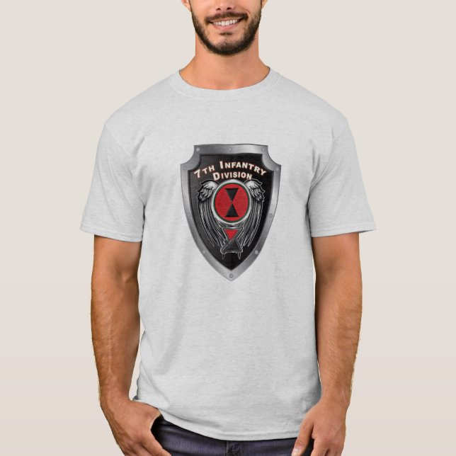 T-shirt 7e division d'infanterie "Bayonet Division" (Devant)